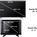 Ukuran TV 42 Inch Berapa cm