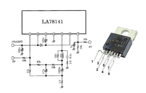 Data Pin dan Persamaan ic LA78141