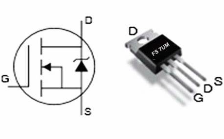 Persamaan Mosfet FS7UM