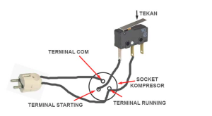 Menghidupkan Kompresor Kulkas tanpa Relay