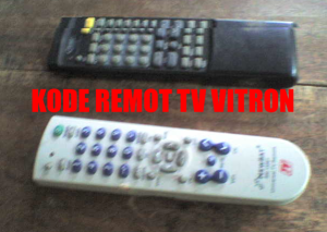 Kode Remote TV Vitron