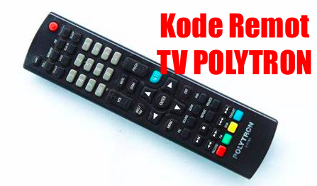 Kode remote TV Polytron