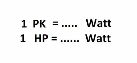 cara menghitung satuan hp-pk