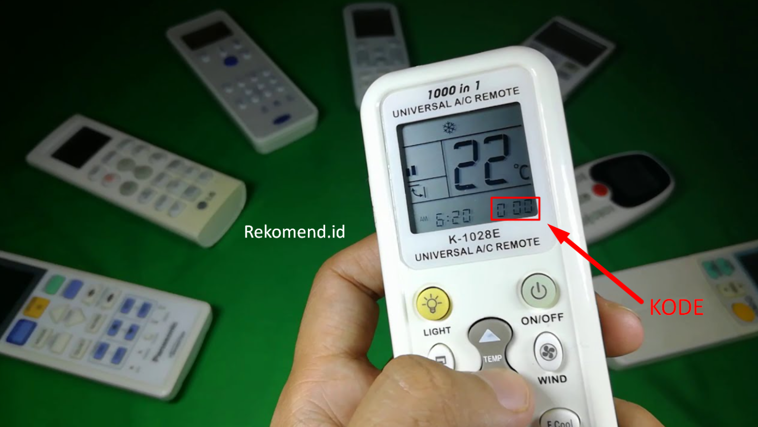 Cara Setting Remote AC Universal Untuk Semua Merk AC