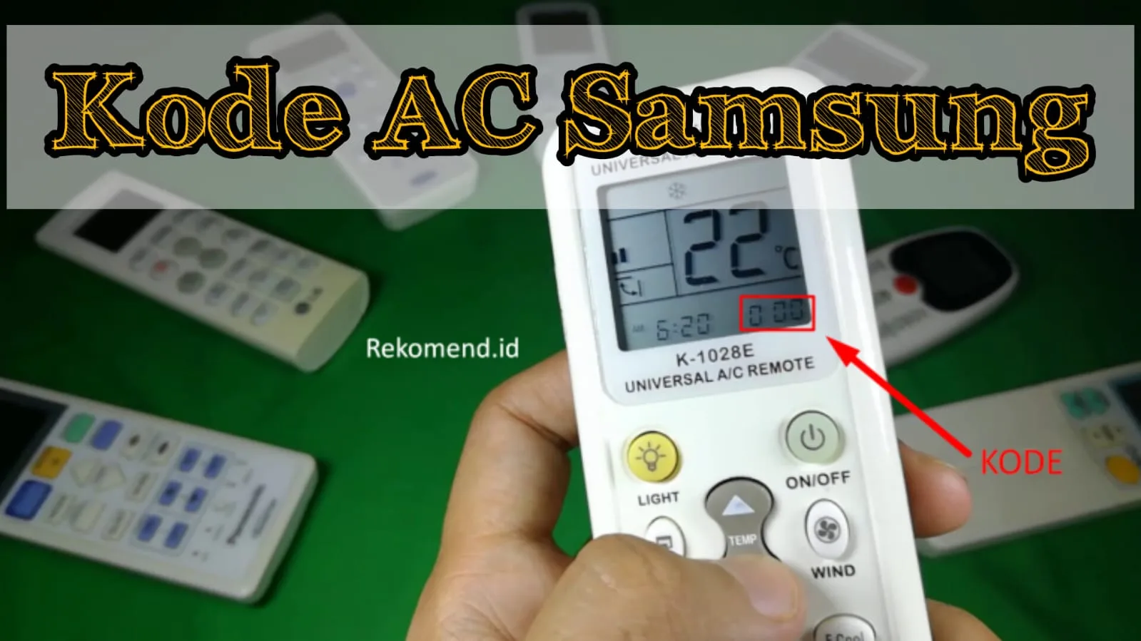 Kode Remote Ac Samsung