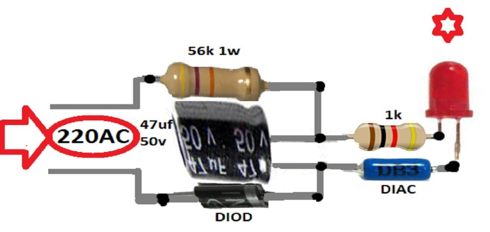 Ukuran Resistor Lampu LED 220V