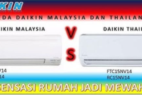 Perbedaan AC Daikin Thailand dan Malaysia