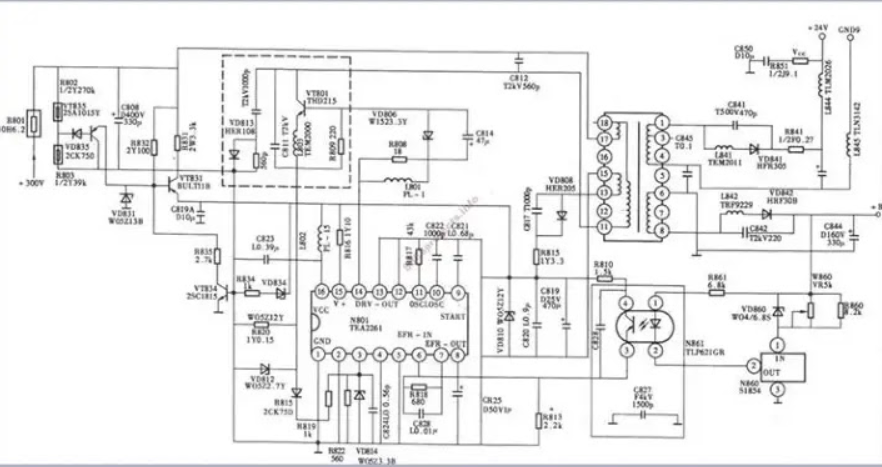 Skema Regulator TV Sharp STR w6553