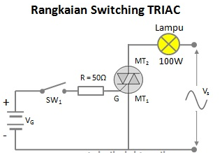 Rangkaian Switching TRIAC