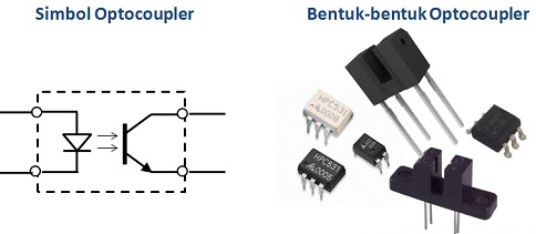 Simbol dan Bentuk Optocoupler