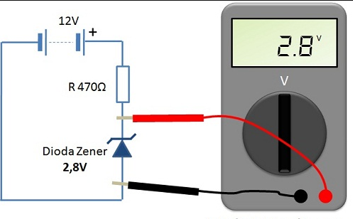 rangkaian dasar Dioda Zener