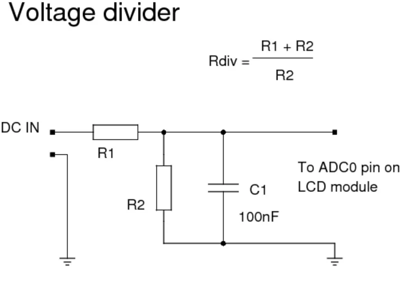 Rumus dan Rangkaian Pembagi Tegangan (Voltage Divider)