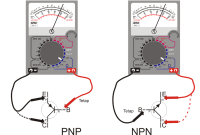 Cara Menentukan Jenis Transistor NPN dan PNP dengan menggunakan Digital Multimeter