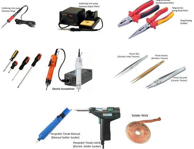 Peralatan Kerja pada Perakitan Elektronika