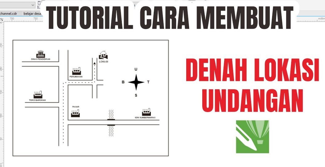 Cara Membuat Denah Lokasi Undangan