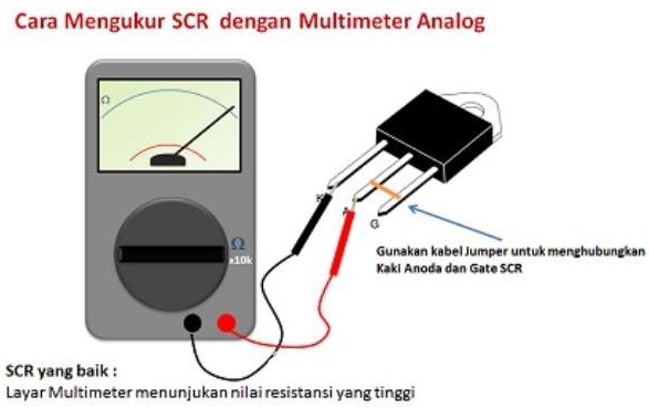 Mengukur SCR (Silicon Controlled Rectifier) dengan Multimeter