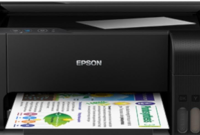 Cara Mengatasi Hasil Print/Cetak Bergaris Epson L360 series