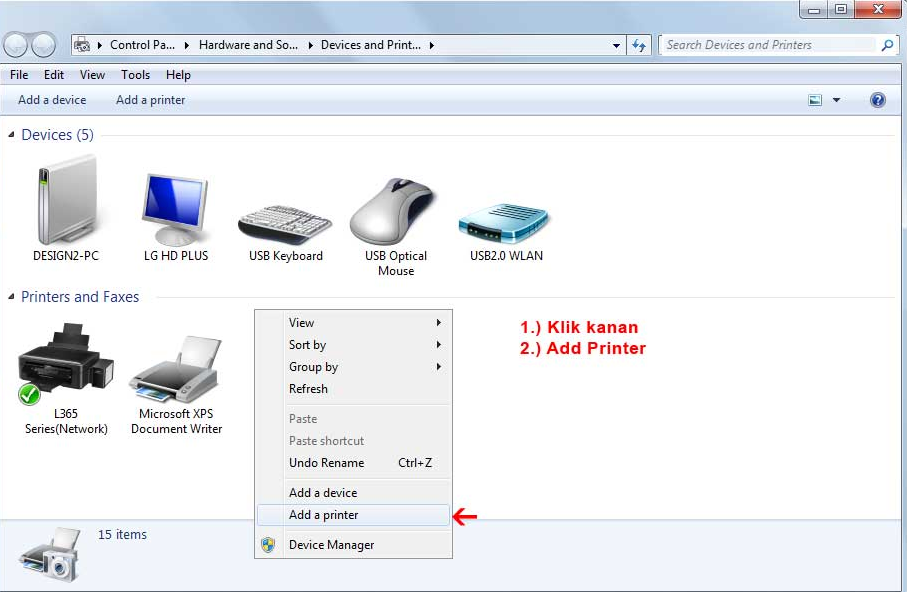 Cara Menambahkan dan Menghubungkan Printer dari Komputer Network