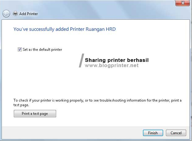 Cara Menambahkan dan Menghubungkan Printer dari Komputer Network