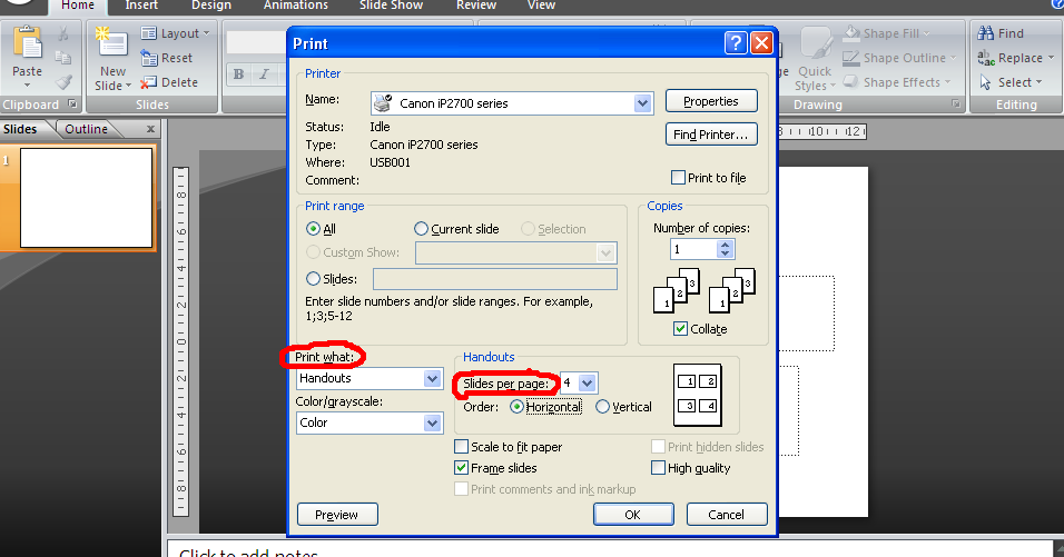 Cara Print Slide Power Point 2 Slide Show Full 1 Lembar
