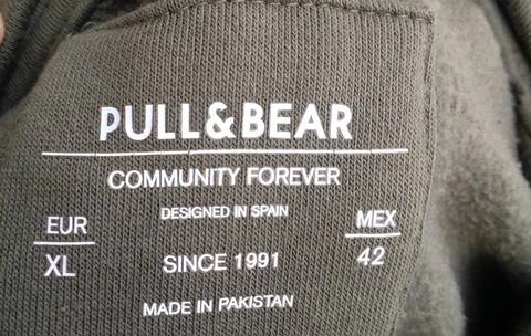 Cek Perbedaan Hoodie Pull And Bear Ori dan kw