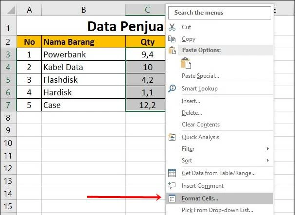 Cara Menghilangkan Titik dan Koma di Excel Sekaligus