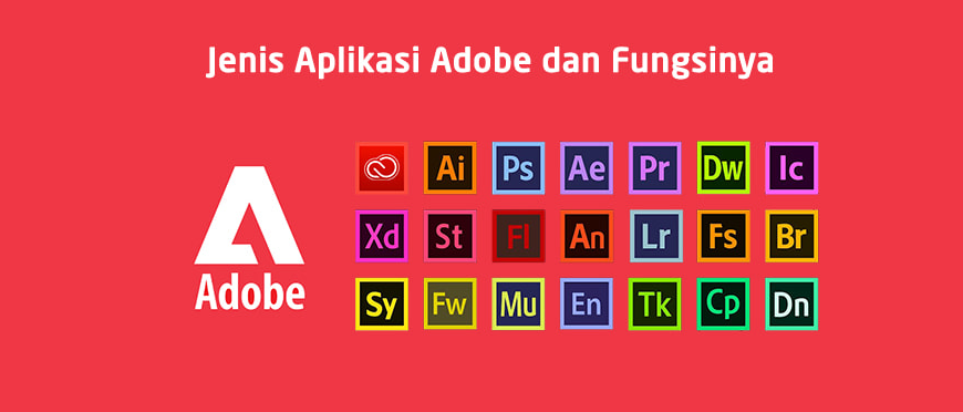 Macam Jenis Aplikasi Adobe dan Fungsinya Lengkap